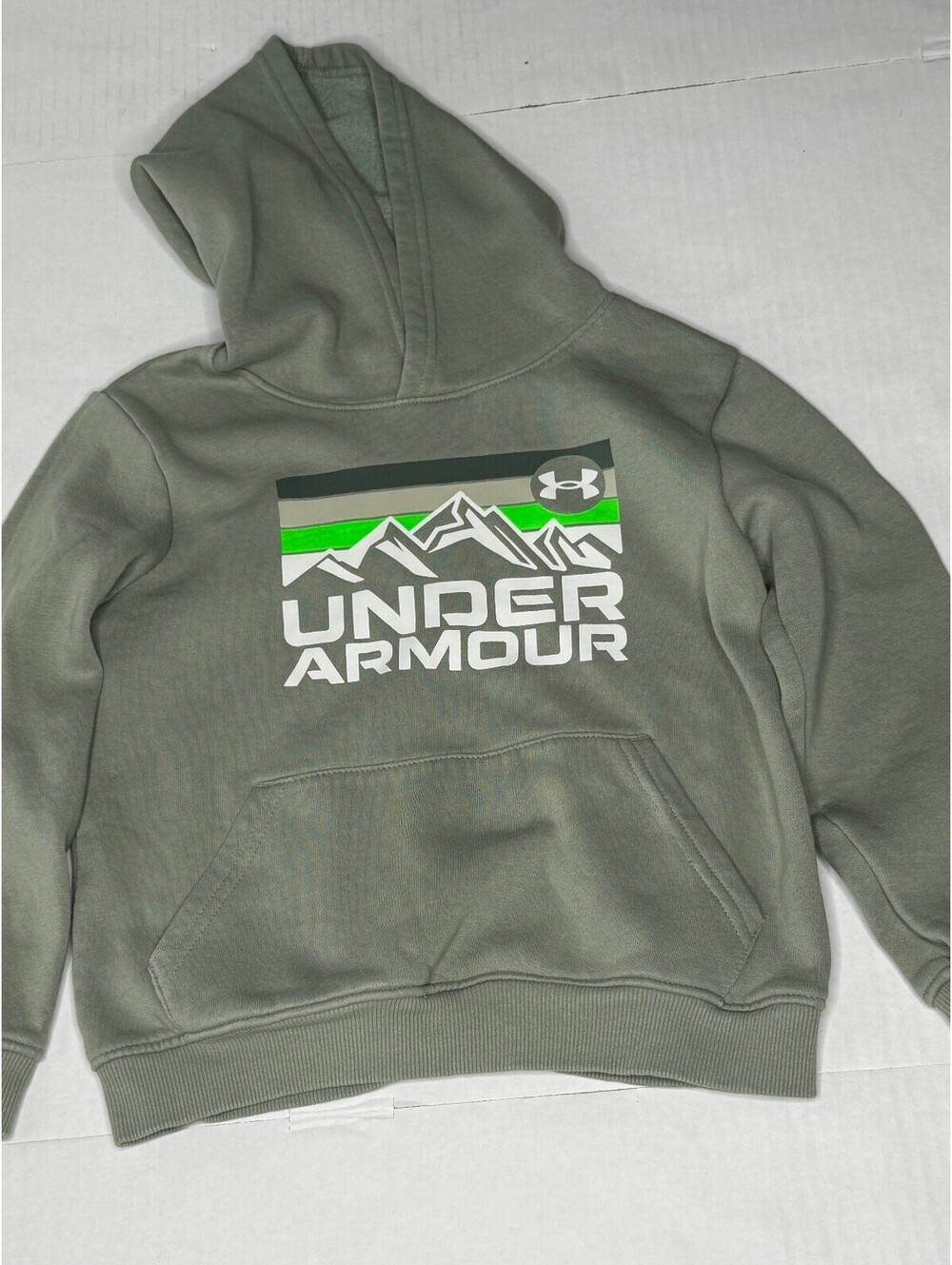 Under Armour Boys Mountain Graphic Pullover Hoodie Size Youth Small